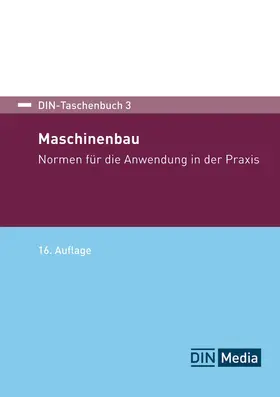 DIN e. V. |  DIN-Taschenbuch 3 | Buch |  Sack Fachmedien