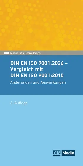DIN e. V. |  DIN EN ISO 9001:2026 - Vergleich mit DIN EN ISO 9001:2015 - Buch mit E-Book | Buch |  Sack Fachmedien
