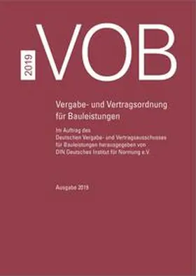 DIN e.V. / DVA |  VOB 2019 Gesamtausgabe | Buch |  Sack Fachmedien