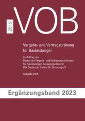  VOB Vergabe- und Vertragsordnung für Bauleistungen | Buch |  Sack Fachmedien
