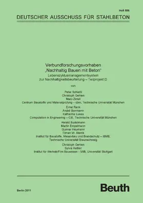 Borrmann / Budelmann / Empelmann |  Verbundforschungsvorhaben "Nachhaltig Bauen mit Beton" | eBook | Sack Fachmedien