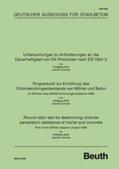 DAfStb / Breit / Schulze |  Untersuchungen zu Anforderungen an die Dauerhaftigkeit von R4-Produkten nach EN 1504-3 | Buch |  Sack Fachmedien