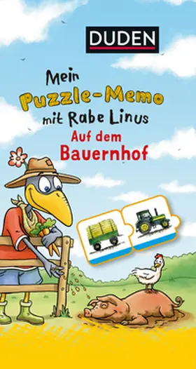 Raab |  Mein Puzzlememo mit Rabe Linus – Auf dem Bauernhof | Sonstiges |  Sack Fachmedien