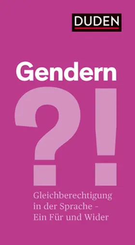 Wizorek / Dudenredaktion / Lühmann |  Gendern?! | Buch |  Sack Fachmedien