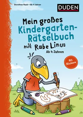 Raab |  Mein großes Kindergarten-Rätselbuch mit Rabe Linus - ab 4 Jahren | Buch |  Sack Fachmedien