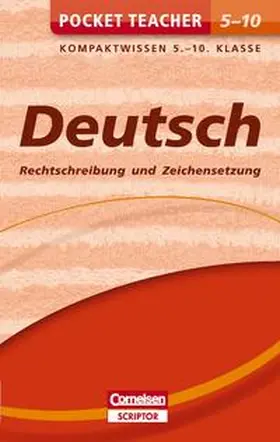 Kohrs |  Pocket Teacher Deutsch - Rechtschreibung und Zeichensetzung 5.-10. Klasse | Buch |  Sack Fachmedien