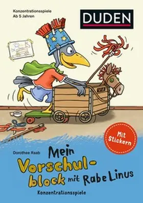 Raab |  Mein Vorschulblock mit Rabe Linus -Konzentrationsspiele | Buch |  Sack Fachmedien