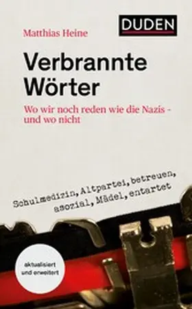 Heine |  Verbrannte Wörter | eBook | Sack Fachmedien