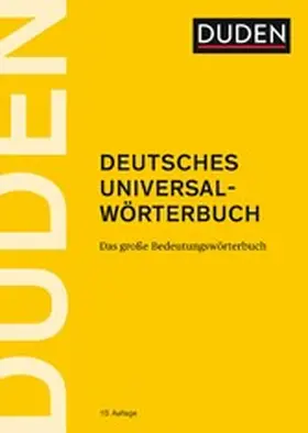 Dudenredaktion | Duden – Deutsches Universalwörterbuch | E-Book | www.sack.de