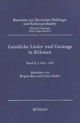  Geistliche Lieder und Gesänge in Böhmen | Buch |  Sack Fachmedien