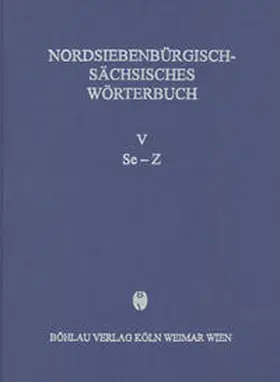  Nordsiebenbürgisch-Sächsisches Wörterbuch (V, Se-Z) | Buch |  Sack Fachmedien