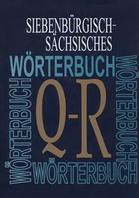  Siebenbürgisch-Sächsisches Wörterbuch | Buch |  Sack Fachmedien