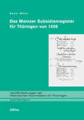  Das Mainzer Subsidienregister für Thüringen von 1506 | Buch |  Sack Fachmedien