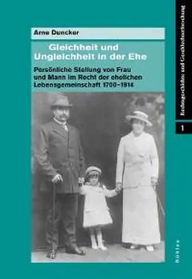 Duncker |  Gleichheit und Ungleichheit in der Ehe | Buch |  Sack Fachmedien