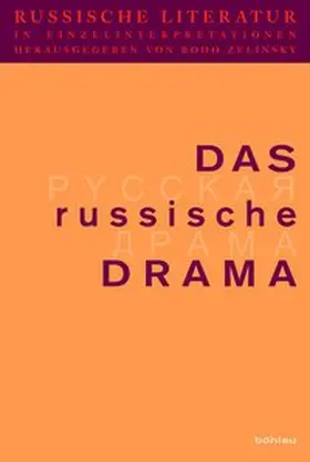 Zelinsky |  Russische Literatur in Einzelinterpretationen 3. Das russische Drama | Buch |  Sack Fachmedien