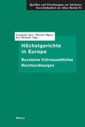 Ortlieb / Ogris / Auer |  Höchstgerichte in Europa | Buch |  Sack Fachmedien