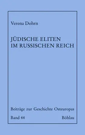 Dohrn |  Jüdische Eliten im Russischen Reich | Buch |  Sack Fachmedien