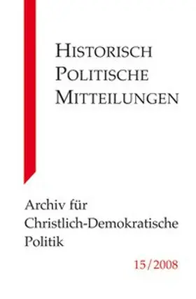 Buchstab / Kleinmann |  Historisch-Politische Mitteilungen | Buch |  Sack Fachmedien