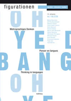 Baschera / Naumann |  figurationen / figurationen 10,1-2 (2009) | Buch |  Sack Fachmedien