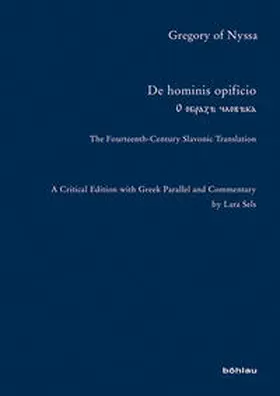Nyssa / Sels |  De hominis opificio | Buch |  Sack Fachmedien