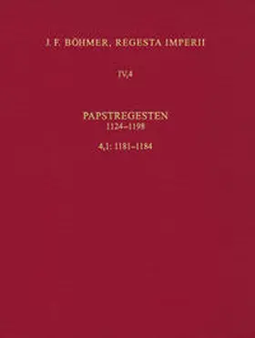  J.F. Böhmer, Regesta Imperii | Buch |  Sack Fachmedien