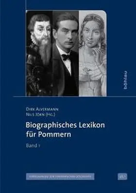 Alvermann / Jörn / Nils Jörn, Hansische Geschichtsblätter c / o Archiv der Hansestadt Wismar |  Biographisches Lexikon für Pommern Band 1 | Buch |  Sack Fachmedien