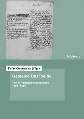 Oestmann | Gemeine Bescheide | Buch | 978-3-412-21062-5 | sack.de