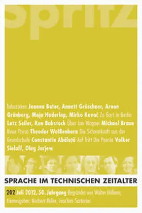 Miller / Sartorius |  Sprache im technischen Zeitalter | Buch |  Sack Fachmedien