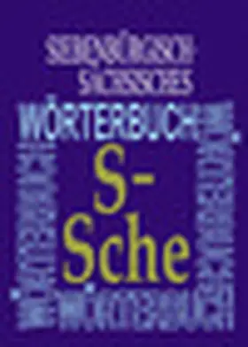  Siebenbürgisch-Sächsisches Wörterbuch 10. Band | Buch |  Sack Fachmedien
