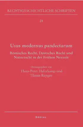 Repgen / Haferkamp |  Usus modernus pandectarum | Buch |  Sack Fachmedien