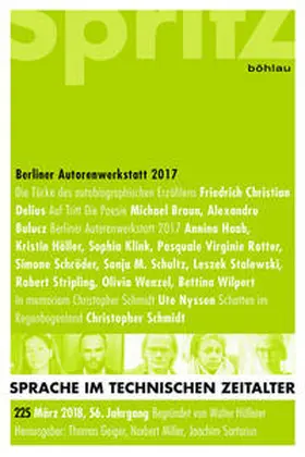Geiger / Milller / Sartorius |  Berliner Autorenwerkstatt 2017 | Buch |  Sack Fachmedien
