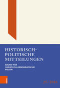 Brechenmacher / Buchstab / Kleinmann |  Historisch-politische Mitteilungen | Buch |  Sack Fachmedien