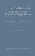 Fees** / Arnold / Stieldorf |  Archiv für Diplomatik, Schriftgeschichte, Siegel- und Wappenkunde | eBook | Sack Fachmedien