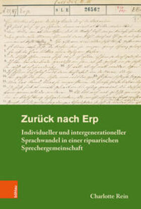 Rein | Rein, C: Zurück nach Erp | Buch | 978-3-412-51711-3 | sack.de