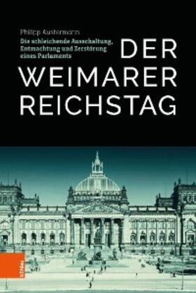 Austermann | Der Weimarer Reichstag | E-Book | sack.de