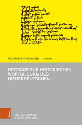 Denkler / Mähl |  Beiträge zur historischen Wortbildung des Niederdeutschen | Buch |  Sack Fachmedien