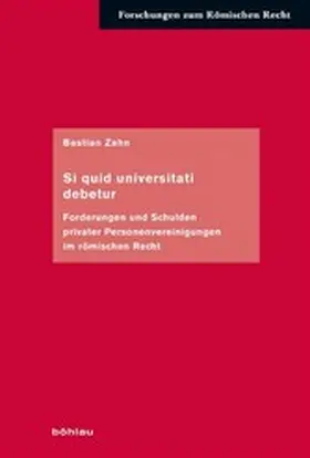 Zahn |  Si quid universitati debetur | eBook | Sack Fachmedien