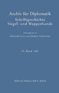Stieldorf / Fees |  Archiv für Diplomatik, Schriftgeschichte, Siegel- und Wappenkunde | eBook | Sack Fachmedien