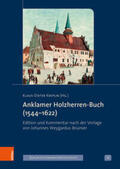 Kreplin |  Anklamer Holzherren-Buch (1544-1622) | Buch |  Sack Fachmedien