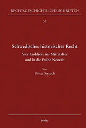 Strauch |  Schwedisches historisches Recht | Buch |  Sack Fachmedien