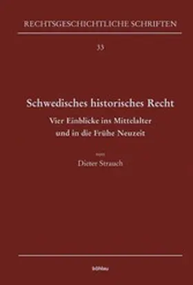 Strauch |  Schwedisches historisches Recht | eBook | Sack Fachmedien