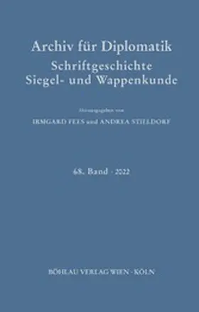 Stieldorf |  Archiv für Diplomatik, Schriftgeschichte, Siegel- und Wappenkunde | eBook | Sack Fachmedien