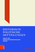 Borchard / Brechenmacher / Buchstab |  Historisch-Politische Mitteilungen | Buch |  Sack Fachmedien