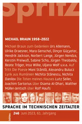  Michael Braun und die Lyrik | Buch |  Sack Fachmedien