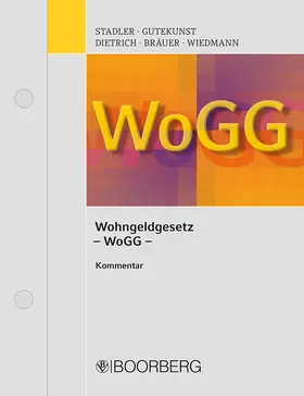 Stadler / Gutekunst |  Wohngeldgesetz, mit Fortsetzungsbezug | Loseblattwerk |  Sack Fachmedien