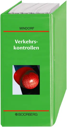 Mindorf |  Verkehrskontrollen, mit Fortsetzungsbezug | Loseblattwerk |  Sack Fachmedien
