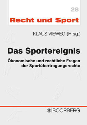 Vieweg | Das Sportereignis | Buch | 978-3-415-02770-1 | sack.de