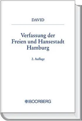 David |  Verfassung der Freien und Hansestadt Hamburg | Buch |  Sack Fachmedien