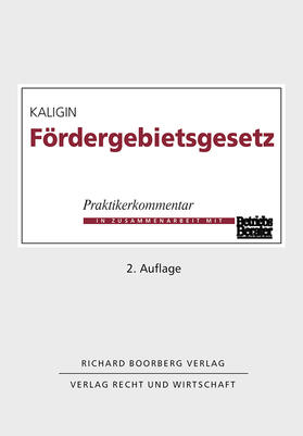 Kaligin | Fördergebietsgesetz | Buch | 978-3-415-03218-7 | sack.de