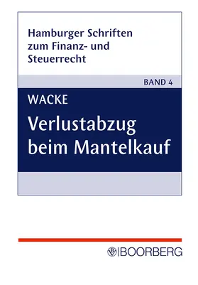 Wacke |  Verlustabzug beim Mantelkauf | Buch |  Sack Fachmedien